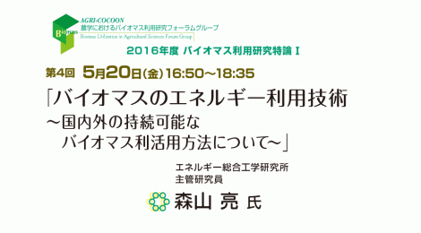 バイオマスのエネルギー利用技術～国内外の持続可能なバイオマス利活用方法について〜