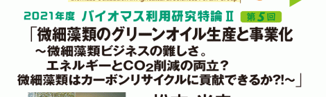 微細藻類のグリーンオイル生産と事業化  ～微細藻類ビジネスの難しさ。エネルギーとCO2削減の両立？ 微細藻類はカーボンリサイクルに貢献できるか?!～