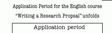 Application Period for the English course “Writing a Research Article” unfolds