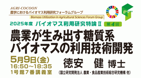 農業が生み出す糖質系バイオマスの利用技術開発